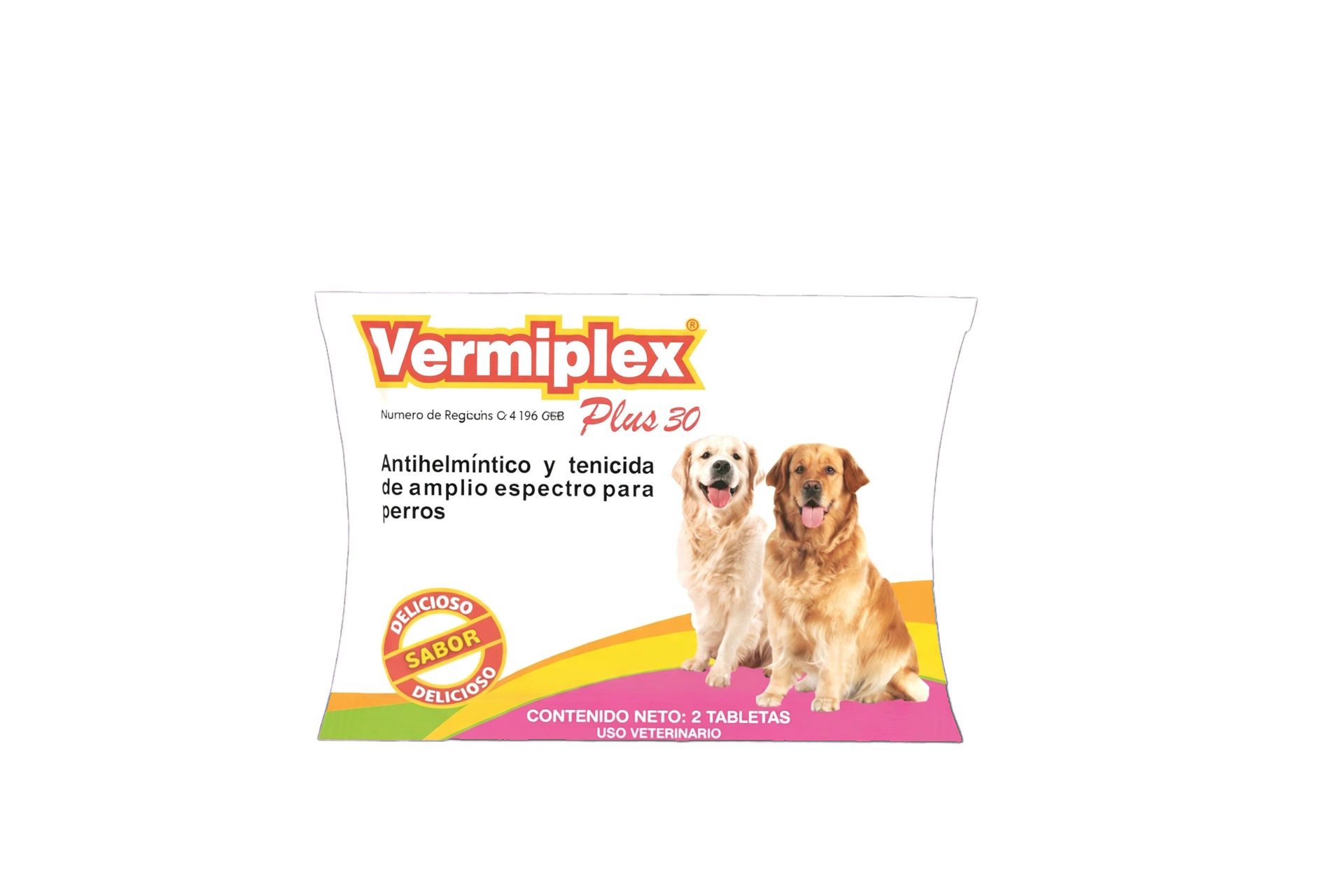 Vermiplex Plus 30 kg cartera con 2 Tabletas